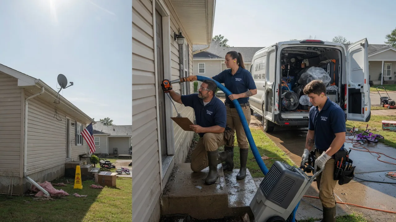 Ceiling Water Damage Restoration in East Spencer, NC near me
